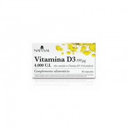 Vitamina D3 100 ug 60 cápsulas